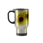 SunflowerTravel Mug Cheerful Yellow Sunflower Mugs