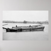 Sunken Schooner: 1865 Posters