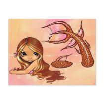 "Sunkissed Mermaid" Postcard