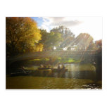 Sunlight and Boats, Bow Bridge, Central Park Postcards