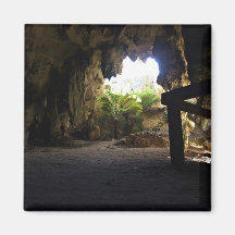 Sunlight into a Cave Fridge Magnet