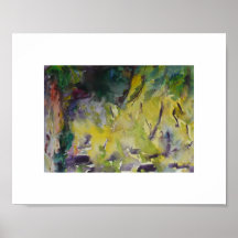Sunlight on a forest path by Silver Lake Poster