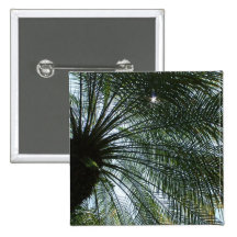 Sunlight Peeking Through Palm Tree Pin