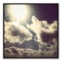 Sunlit Clouds Art Photo