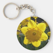 Sunlit Daffodil Key Chain