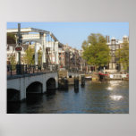 Sunny Amsterdam Picture Photo Poster Souvenir