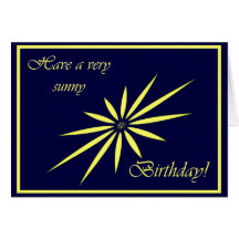 Sunny Birthday! Card