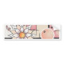 Sunny Blush Abstract Design Bumper Sticker