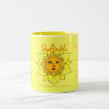 Sunny Daffodil -Two Tone Mug (yellow) #3