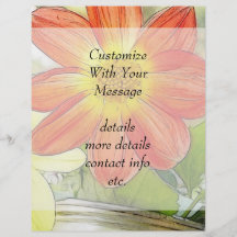 Sunny Dahlias Flyers