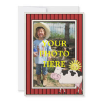 Sunny Day Funny Cow  - Kids' Party or Baby Shower