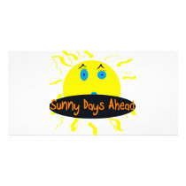 sunny days ahead photo card template