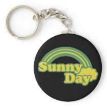 Sunny Days retro 80s cartoon Keychain