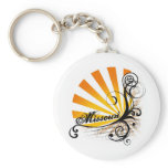 Sunny Floral Graphic Missouri Keychain