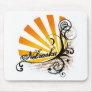 Sunny Floral Graphic Nebraska Mousepad
