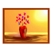 Sunny Flowers ~ Postcard