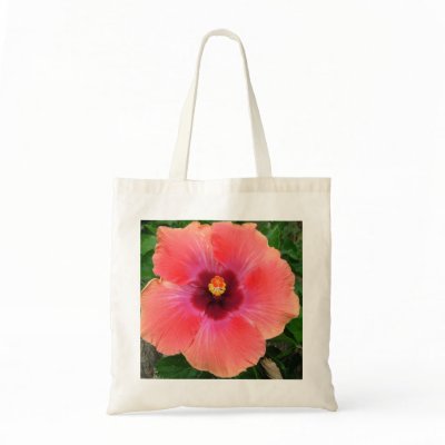 Sunny Hibiscus Tote Tote Bag by Squidwoman