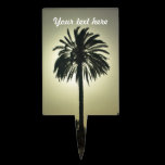 Sunny Palm cake picks