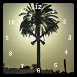 Sunny Palm wall clocks