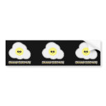 Sunny Side Up Kawaii Egg bumper stickers