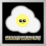 Sunny Side Up Kawaii Egg Posters
