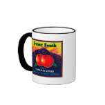 Sunny South Apple LabelHobart, Australia mugs