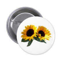Sunny Sunflowers Button