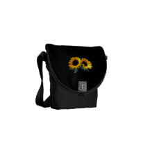 Sunny Sunflowers Courier Bags