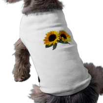 Sunny Sunflowers Pet T-shirt