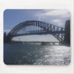 sunny sydney bridge mousepads