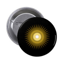 sunny symbol pinback button
