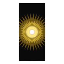 sunny symbol rack card template