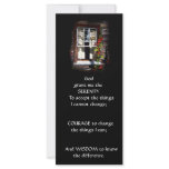 SUNNY WINDOW: ART: SERENITY PRAYER rack cards