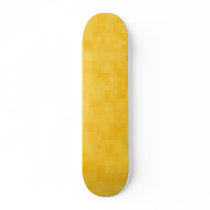 Sunny Yellow Abstract Design. Skate Board