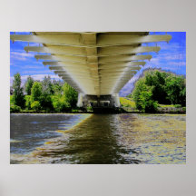 Sunnyside Beach Bridge - Feeling the waves and sha Posters