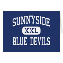 Sunnyside - Blue Devils - High - Tucson Arizona Card