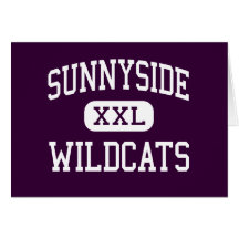 Sunnyside - Wildcats - High - Fresno California Card