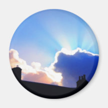 Sunrise 3 refrigerator magnet