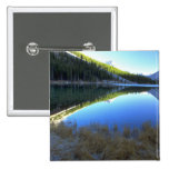 Sunrise at Elbow Lake in the Rocky Mountains, Cana Button