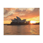 Sunrise at Sydney Opera House postcards