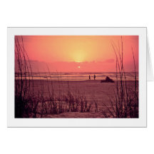 Sunrise Beachwalker Greeting Card