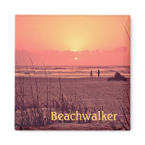 Sunrise Beachwalker Refrigerator Magnet