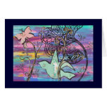 Sunrise Bird and Butterfly cards