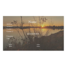 Sunrise by the Lake Business Card