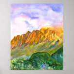 Sunrise Cliffs Kauai Print and Poster