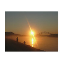 Sunrise Fishing Post Cards