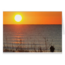 Sunrise @ Folly Beach, SC Greeting Cards