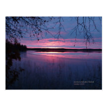 Sunrise in Lapland Postcards