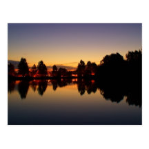 Sunrise in the Cotswold postcard