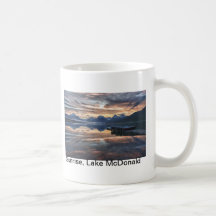 Sunrise, Lake McDonald Mugs